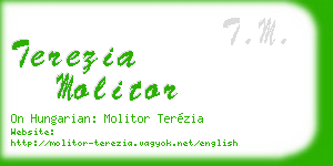 terezia molitor business card